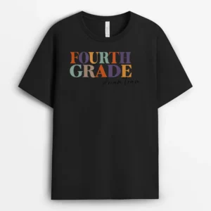 4th Grade Team Teacher Fourth Grade Dream Team Teacher T-Shirt - Black