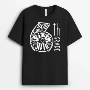 6th Grade Hello Sixth Grade Back To School Teacher Gifts T-Shirt - Black